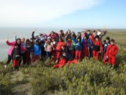 Escolares de Porvenir realizaron excursión educativa a Bahía Lomas, uno de los humedales más importantes de Sudamérica